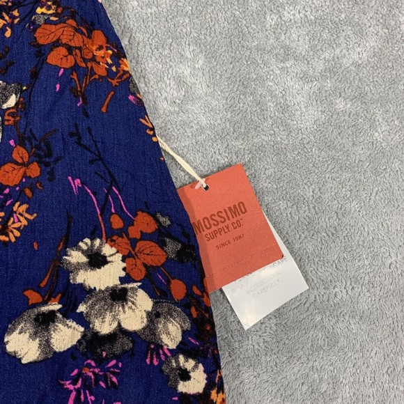 Mossimo Supply Co. NWT Floral Ruffle One Shoulder Blouse Size Large Women’s - Picture 4 of 9